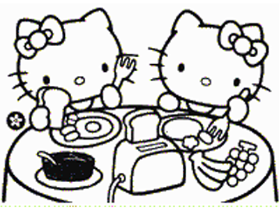 Hello Kitty Coloring Book