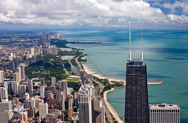 chicago 360 view - john hancock observatory
