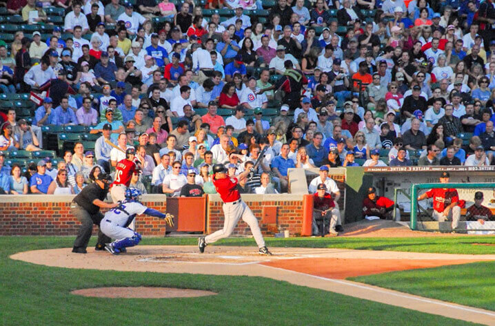 chicago sports - wrigley field baseball game